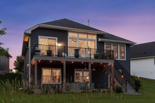Walkouts on both levels to beautiful deck and patio.