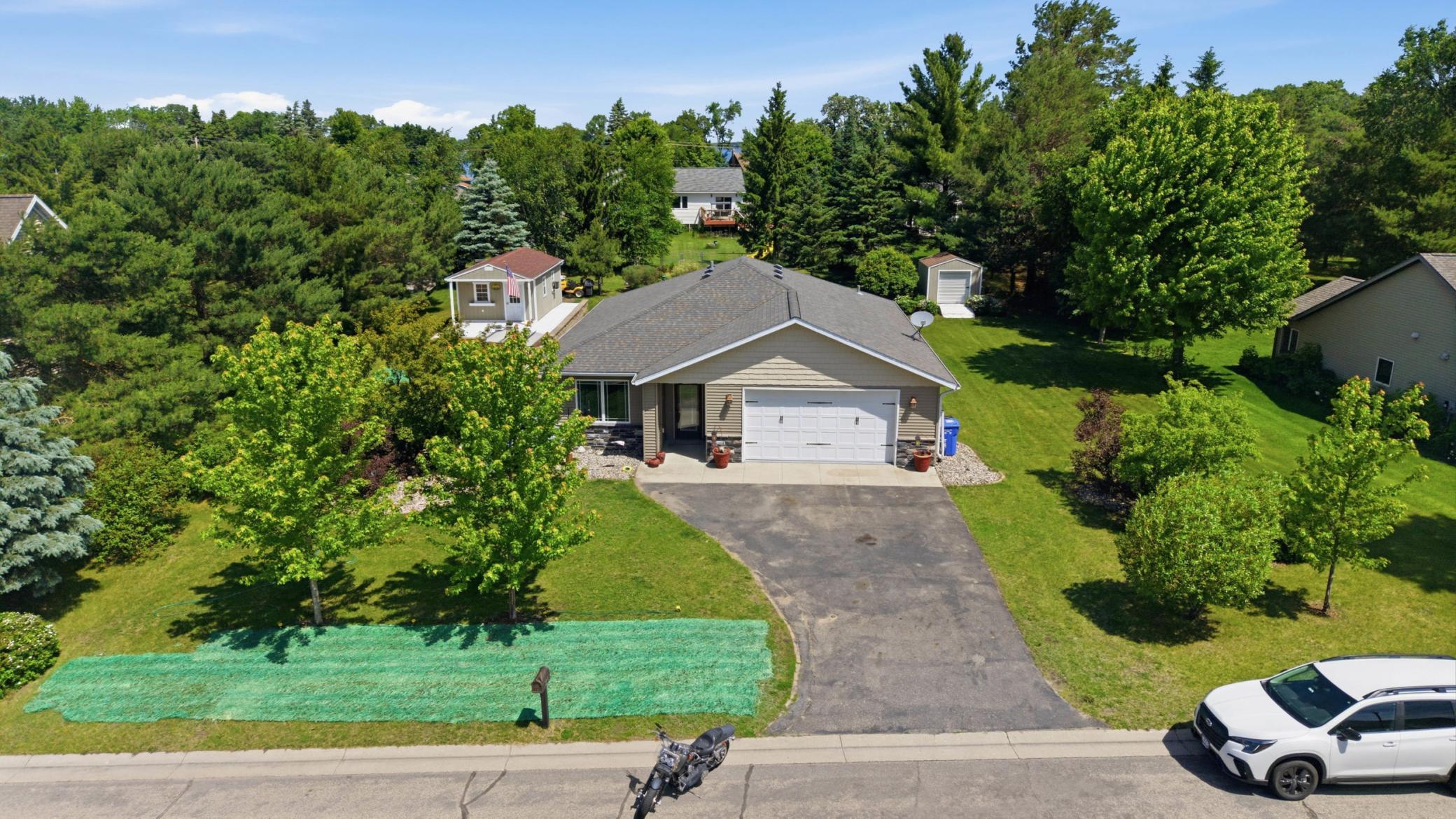 Aerial View of Front of Home