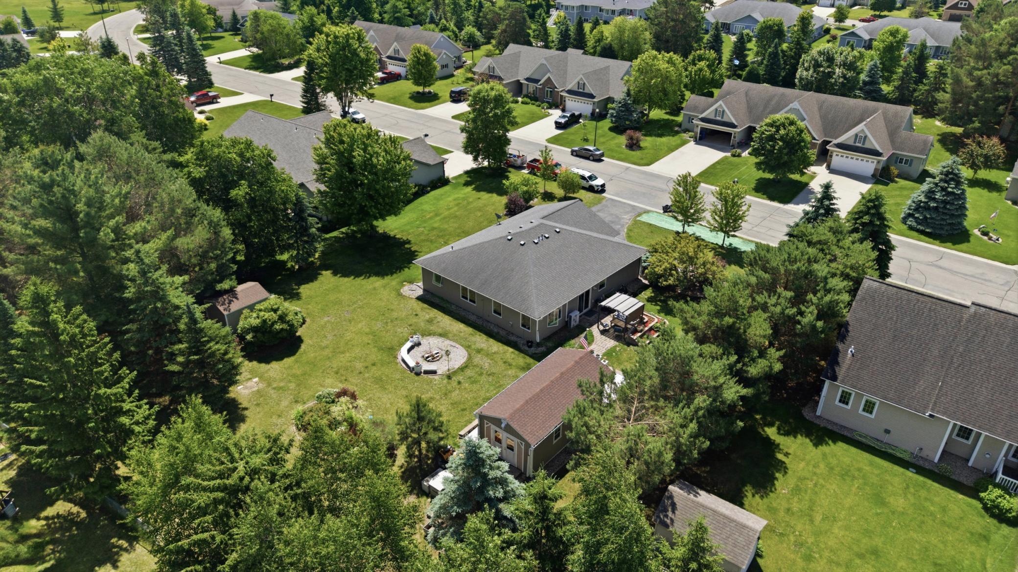 Aerial view of Property