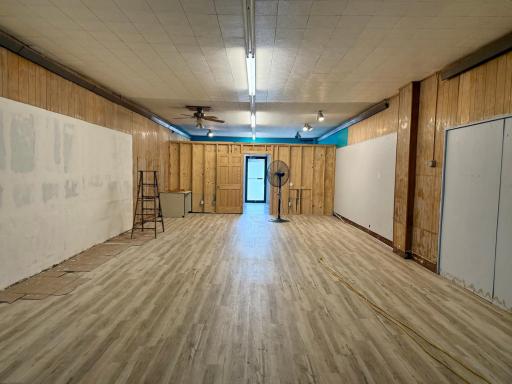 spacious floor area towards front of building