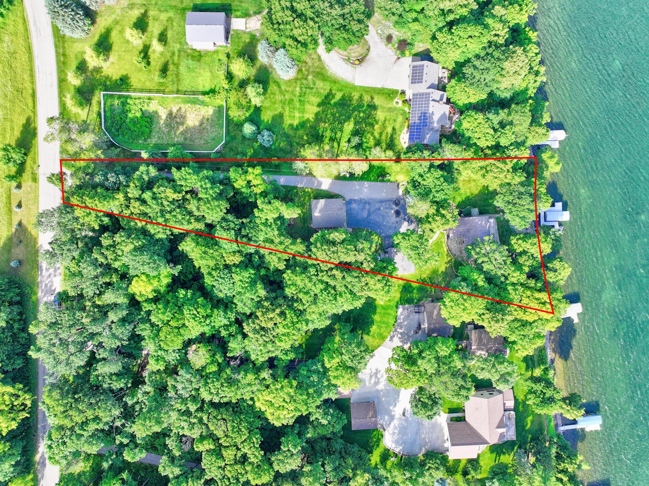 Not a survey, approximate lot lines