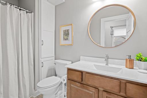 An updated bathroom!