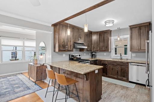 You'll love the spacious/open kitchen with newer appliances