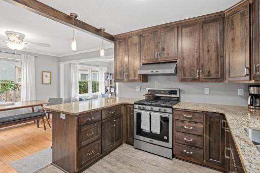 You'll love the cabinets in this kitchen!