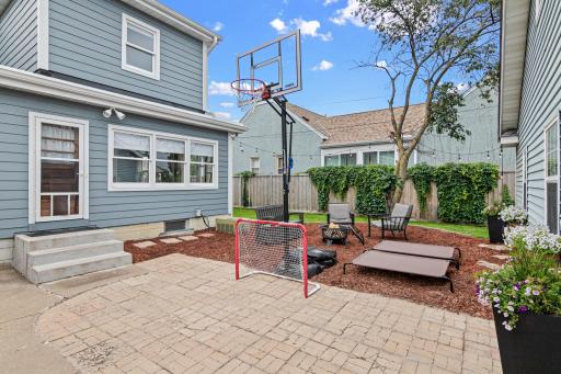 Use this patio space for multiple sports!