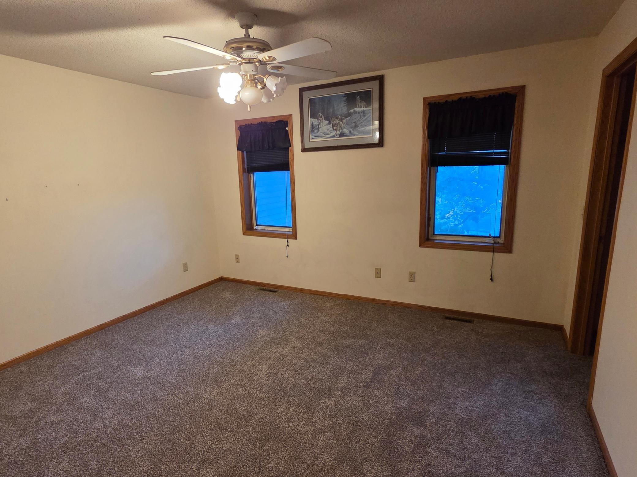 Main bedroom with walkthru bathroom