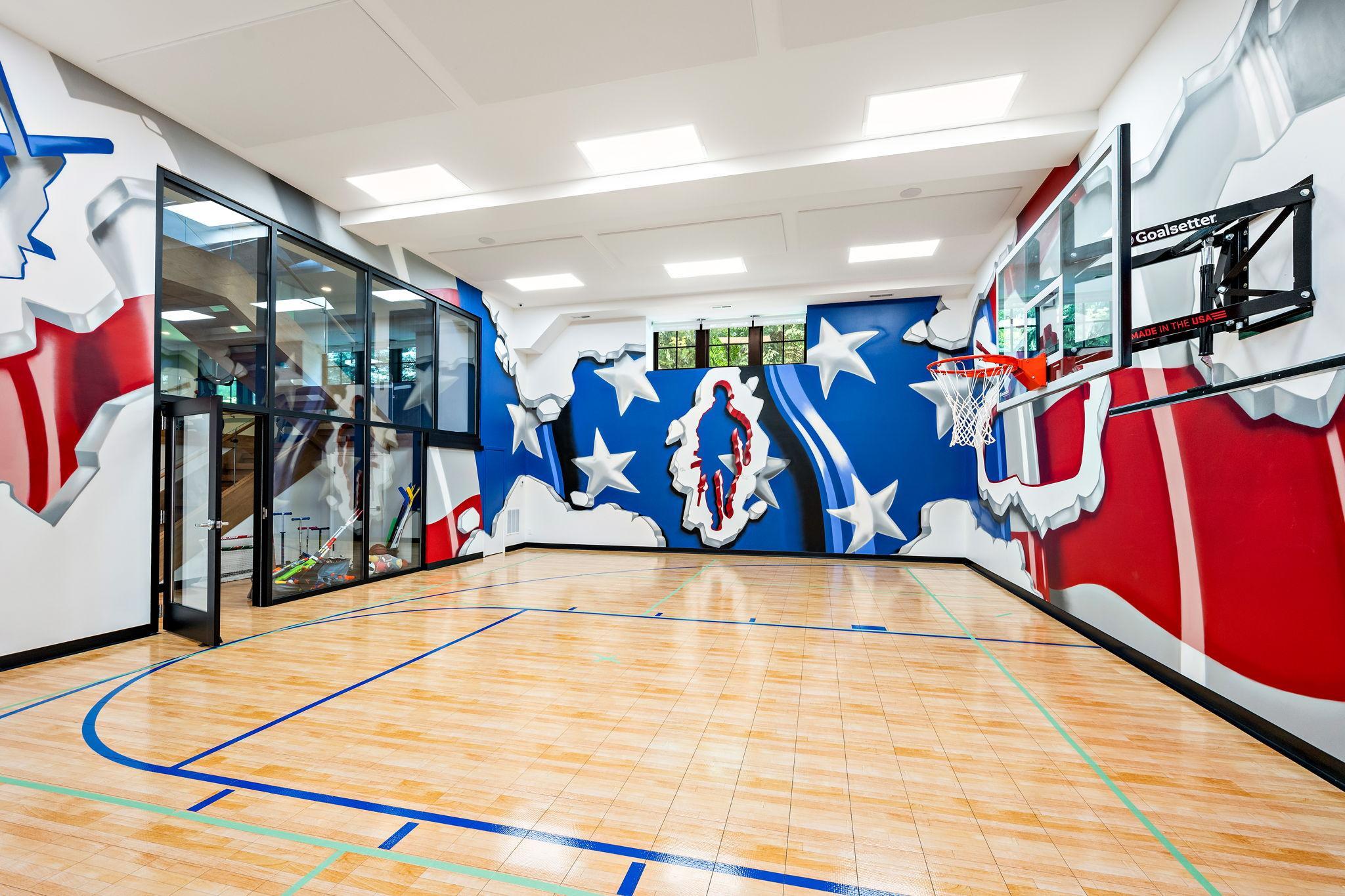 Guest house sport court