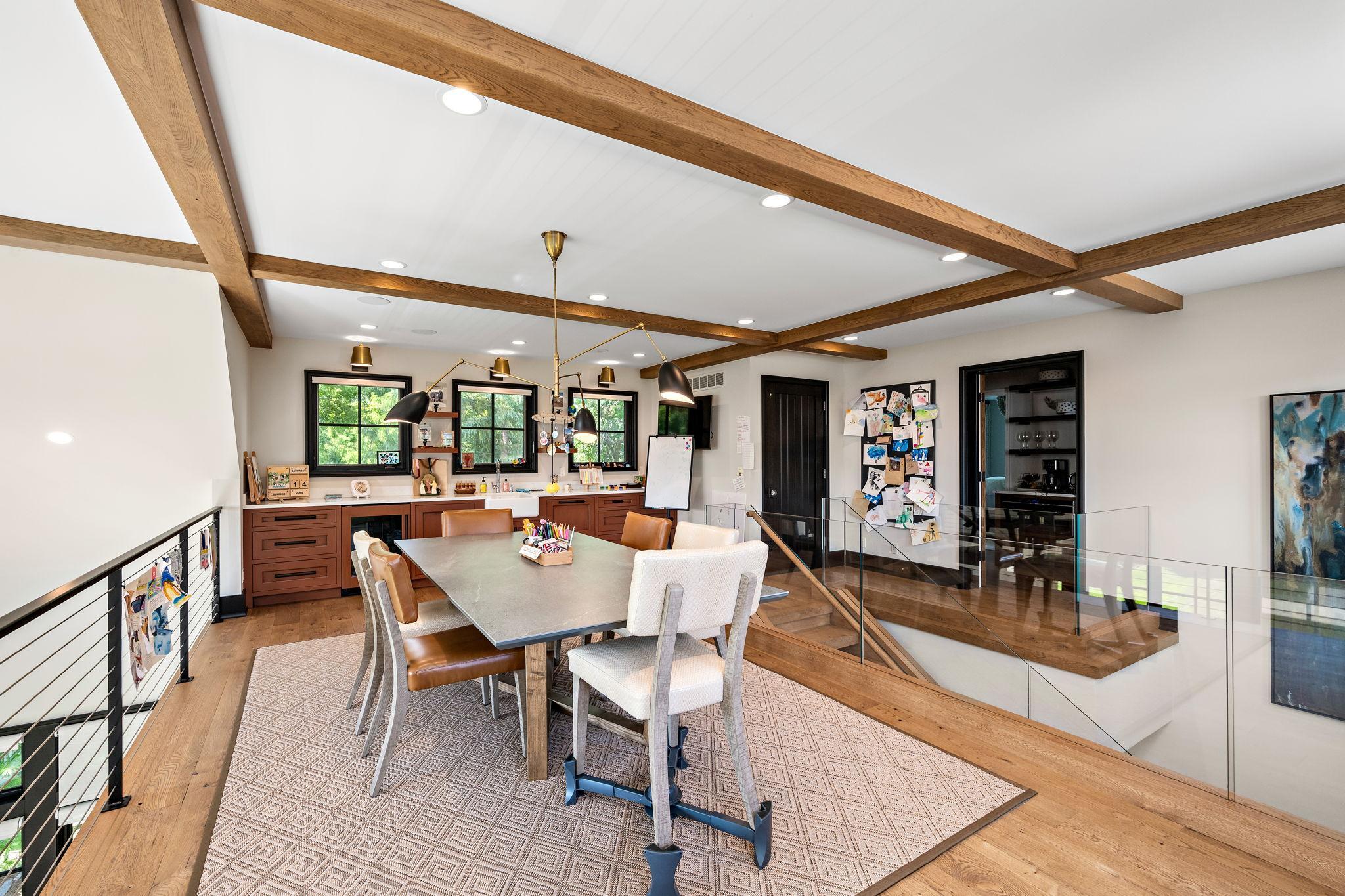 Guest house loft area