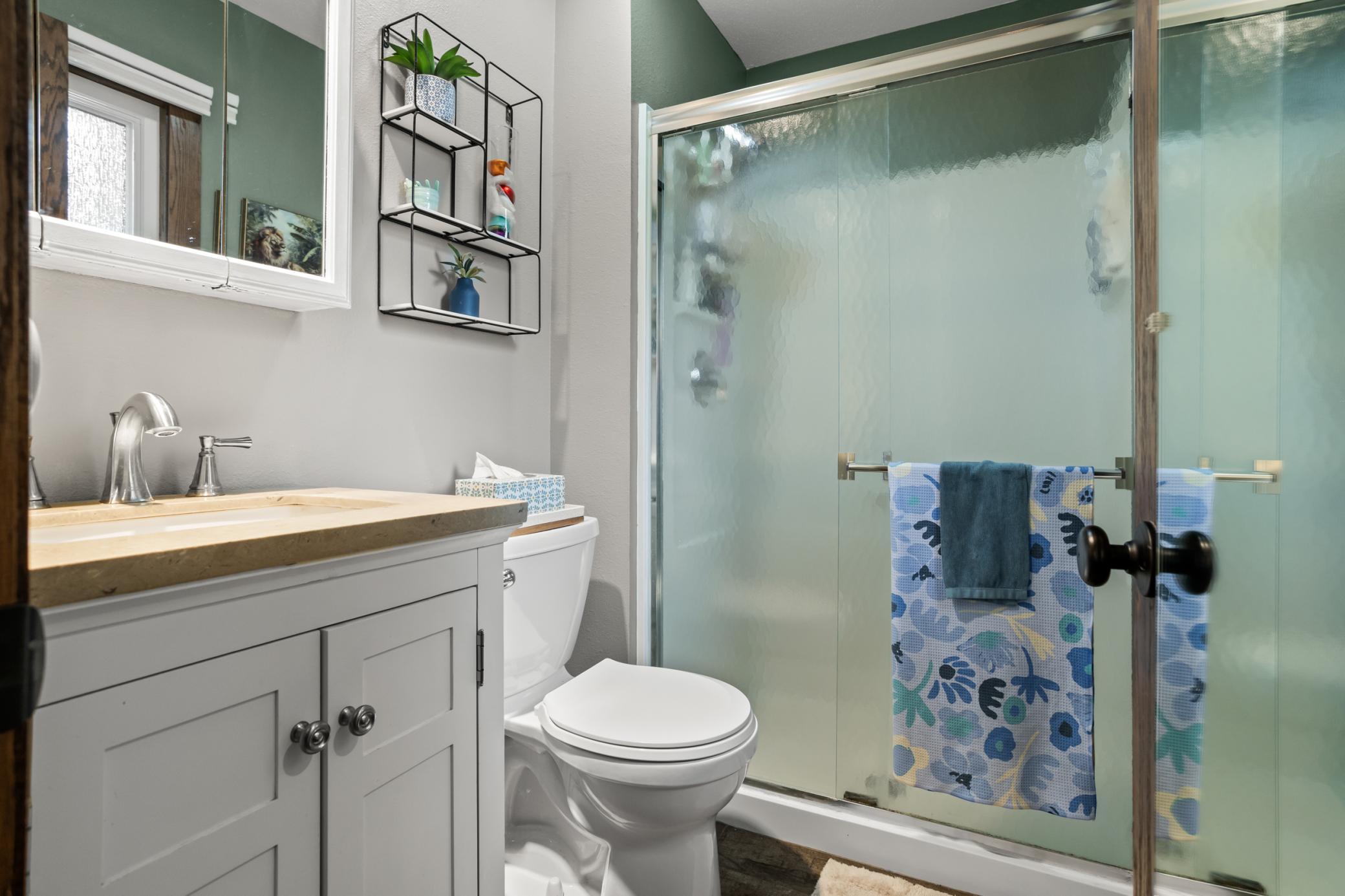 3/4 Bathroom in Primary Bedroom