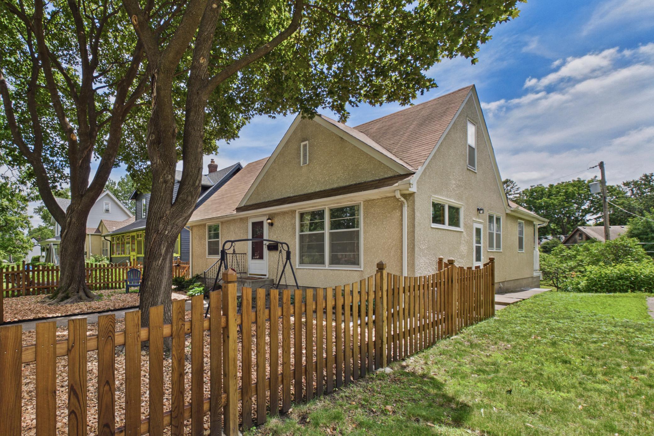 Fenced in Front Yard