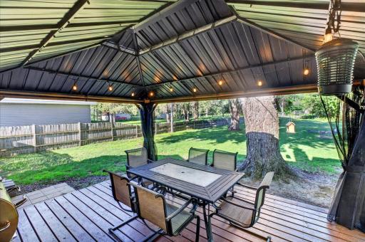 Enjoy a private backyard oasisâperfect for entertaining, gardening, relaxing, and more.