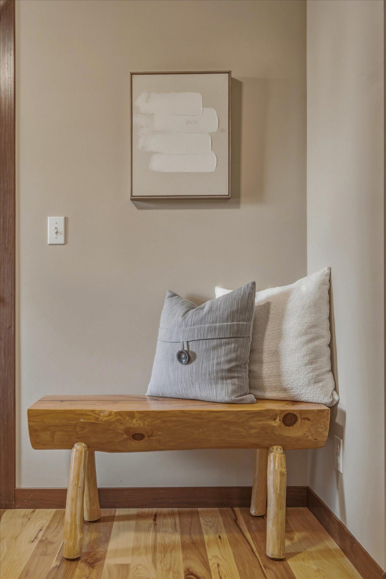 Perfect Nook for Bench in Entry