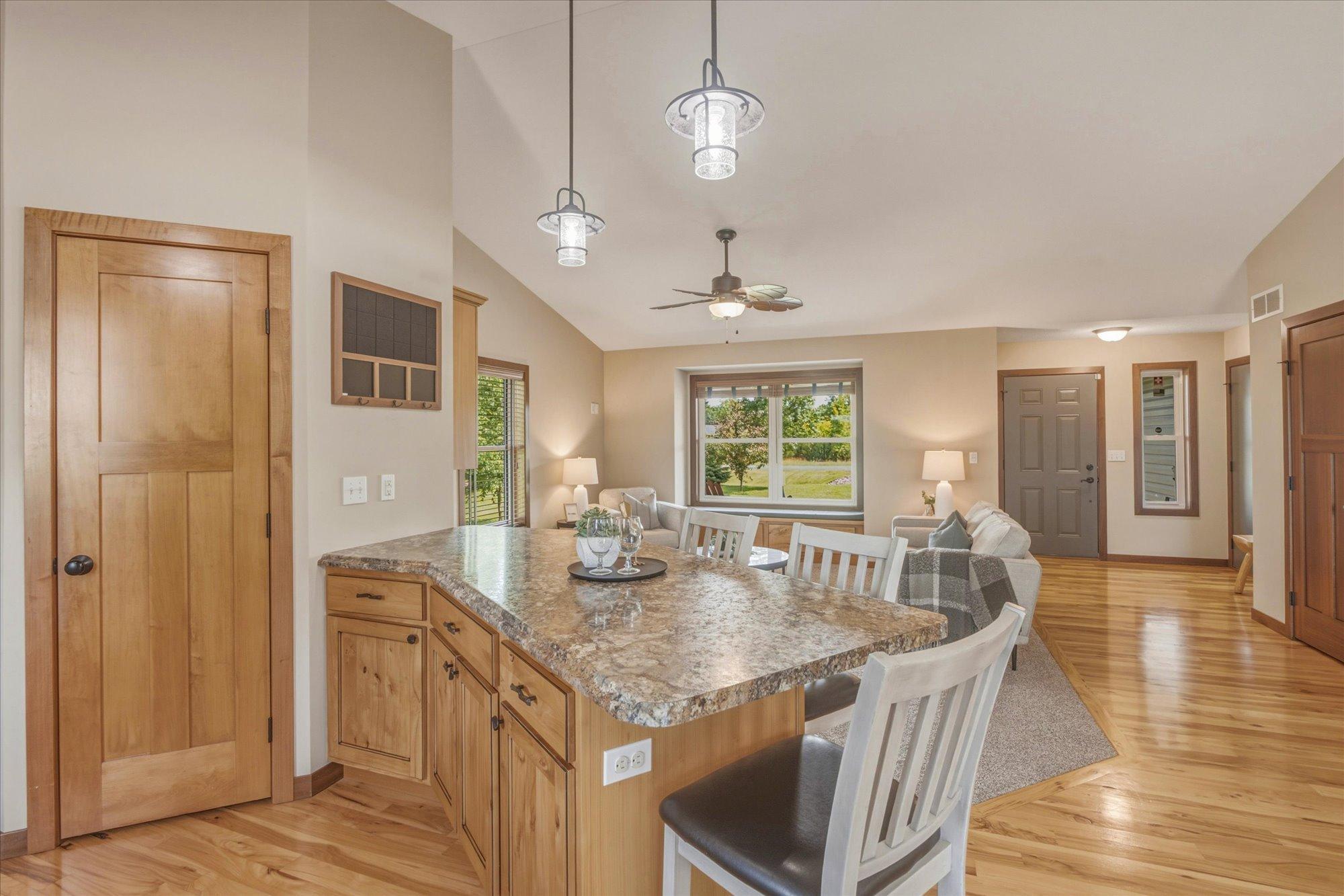 These woods, beech, hickory, aspen - are warm and rich, and work beautifully together