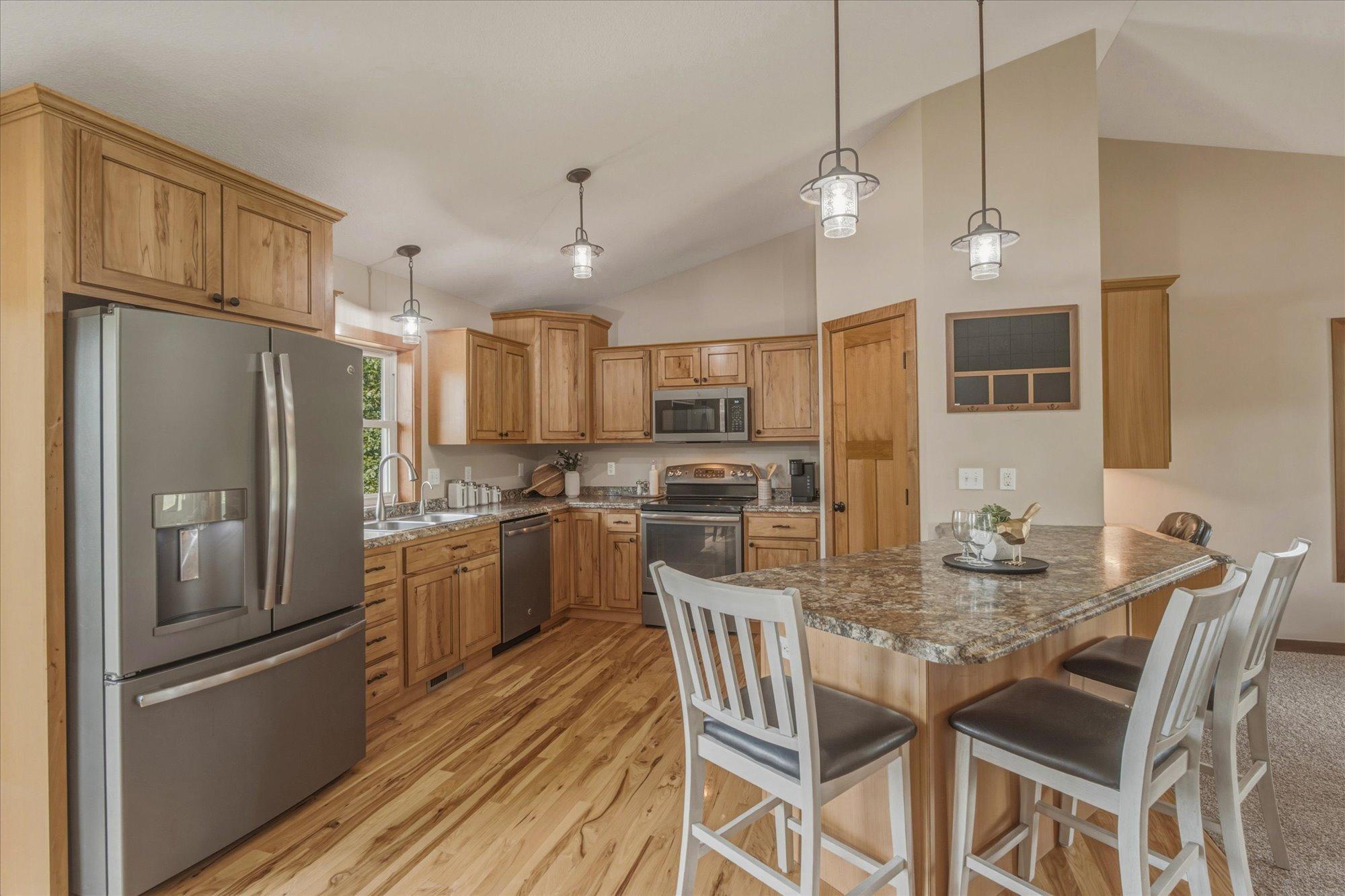 Deep, Rich, Custom Beech Cabinetry