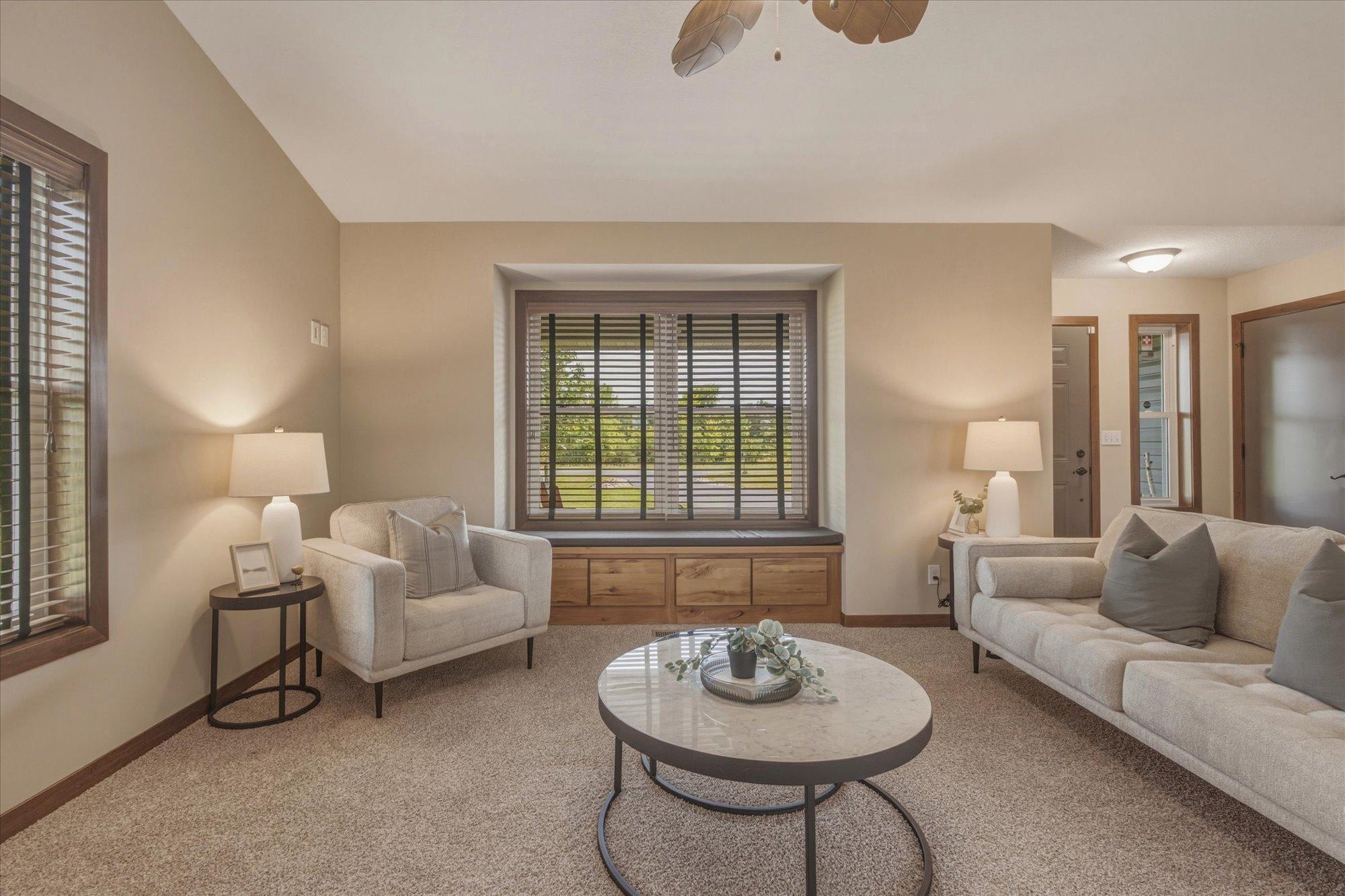 Cozy and Comfortable Seating Area in Living room