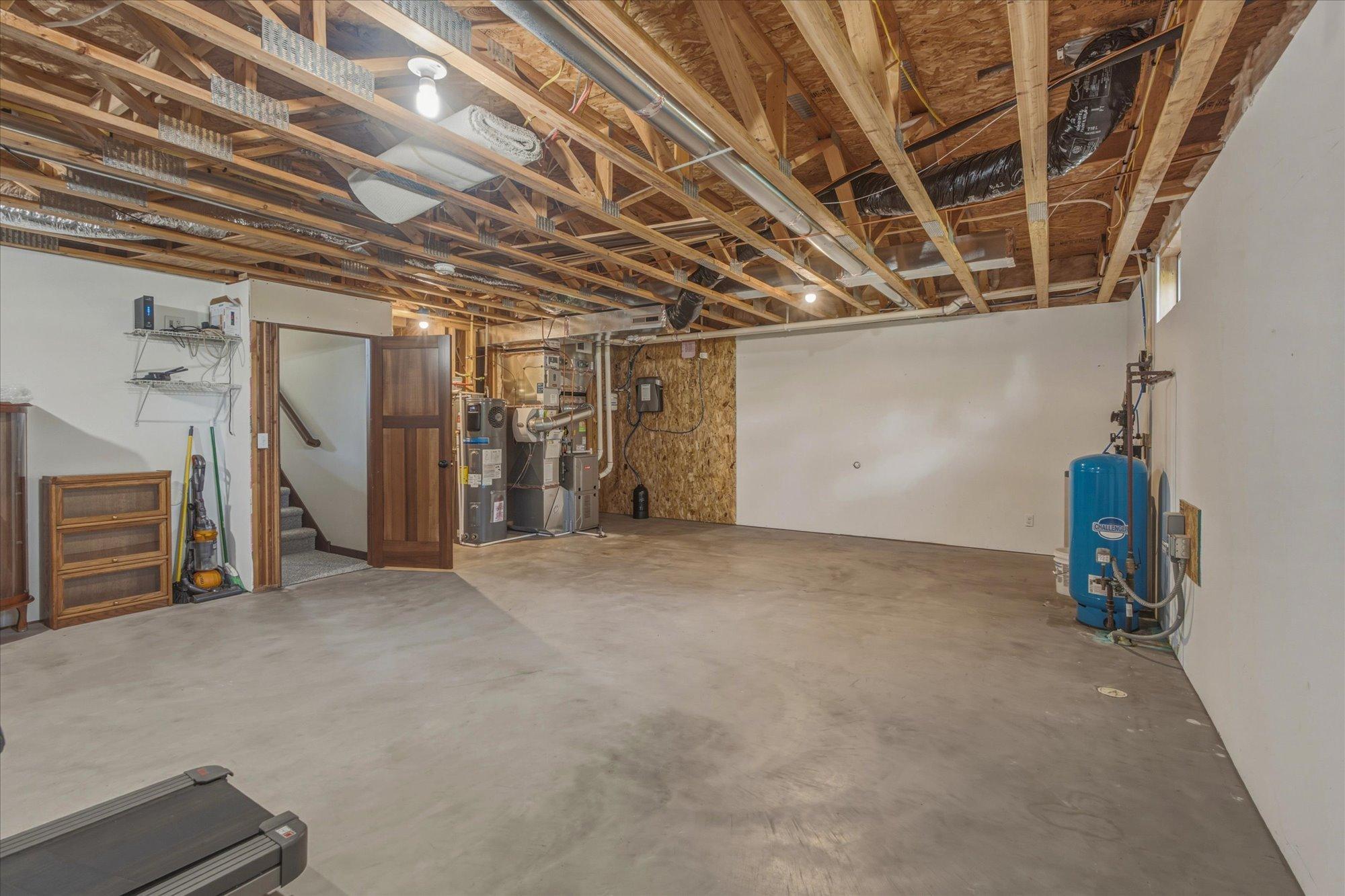 Including this immaculate unfinished, exceptionally useful basement