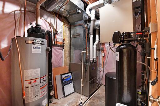 Utility room designed for easy access when needed