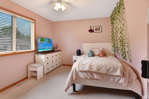 The three upper level bedrooms are all generously-sized