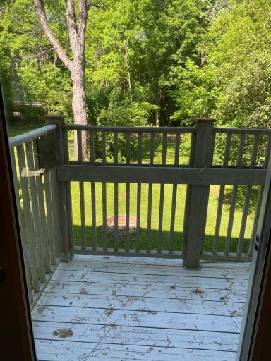 Deck off kitchen