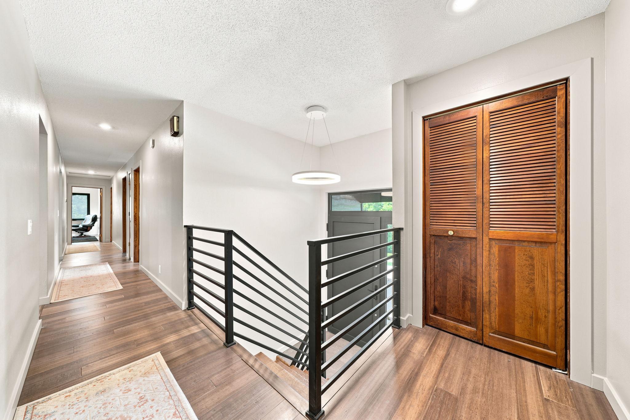 Entry with coat closet