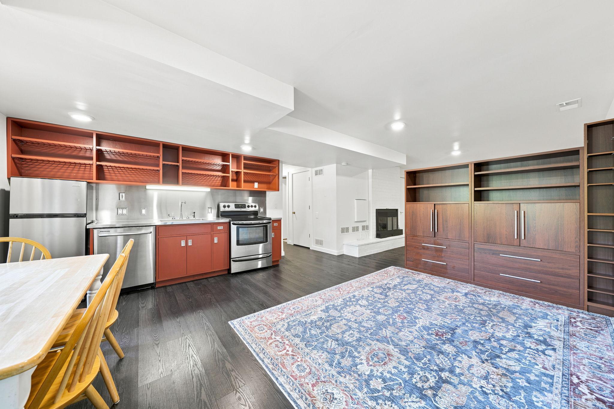 Lower Level Flex Space :: Family Room, Office, MIL Apartment, Art Studio, or REC Room