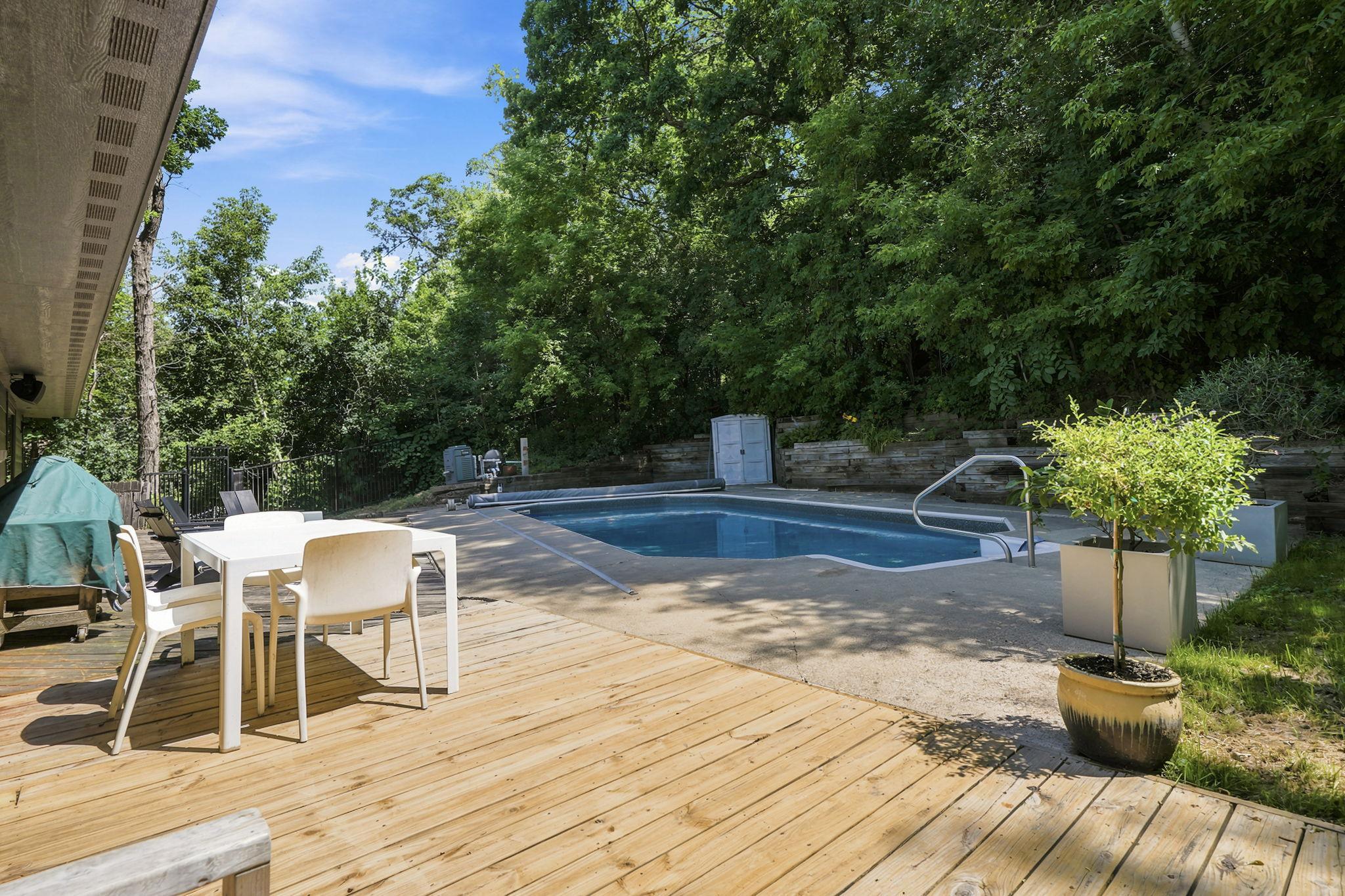 Back Deck and Pool