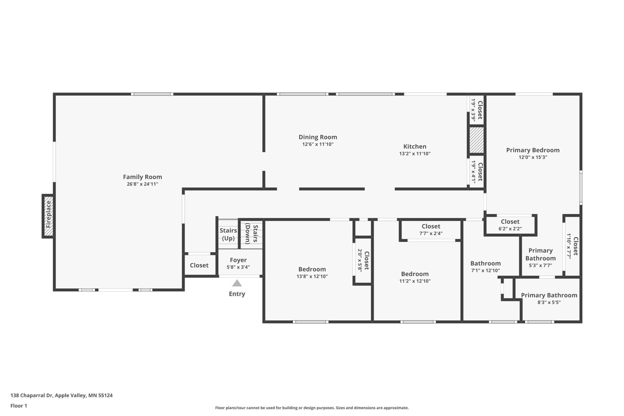 Upper Level Floor Plan