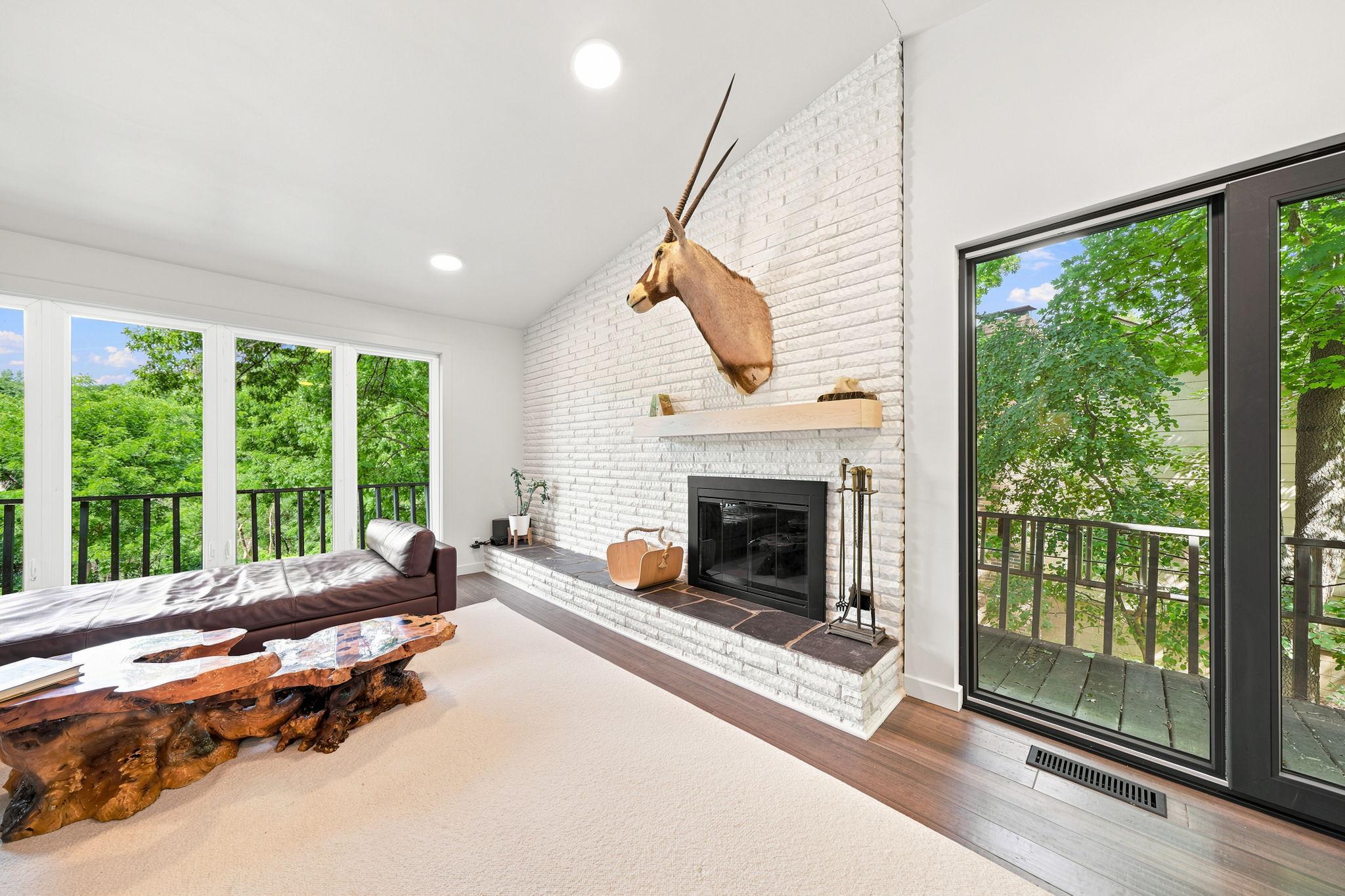Wraparound deck accessible from Family Room provides direct access to Backyard