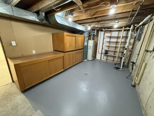 great cabinets in the laundry area