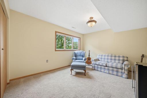 The walkout lower level also offers two generously sized bedrooms, providing comfortable space for guests, family members, or a home office setup.