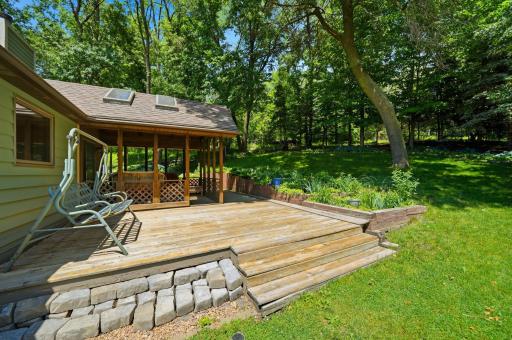 Rain or shine you can enjoy this backyard oasis