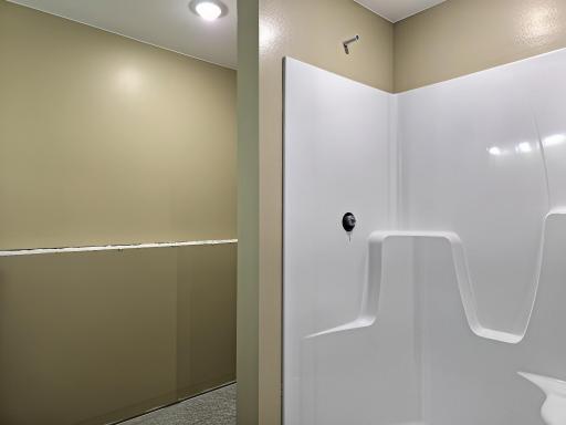 3/4 bath in basement