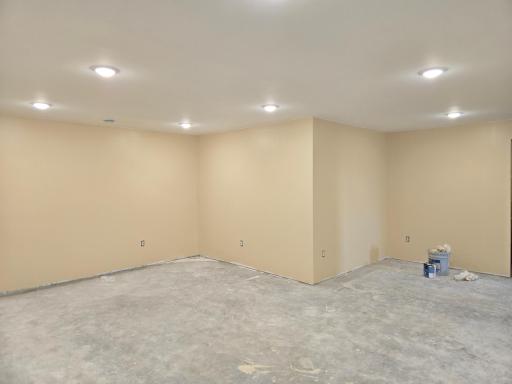 Basement flex area, create a game room or personal workout studio