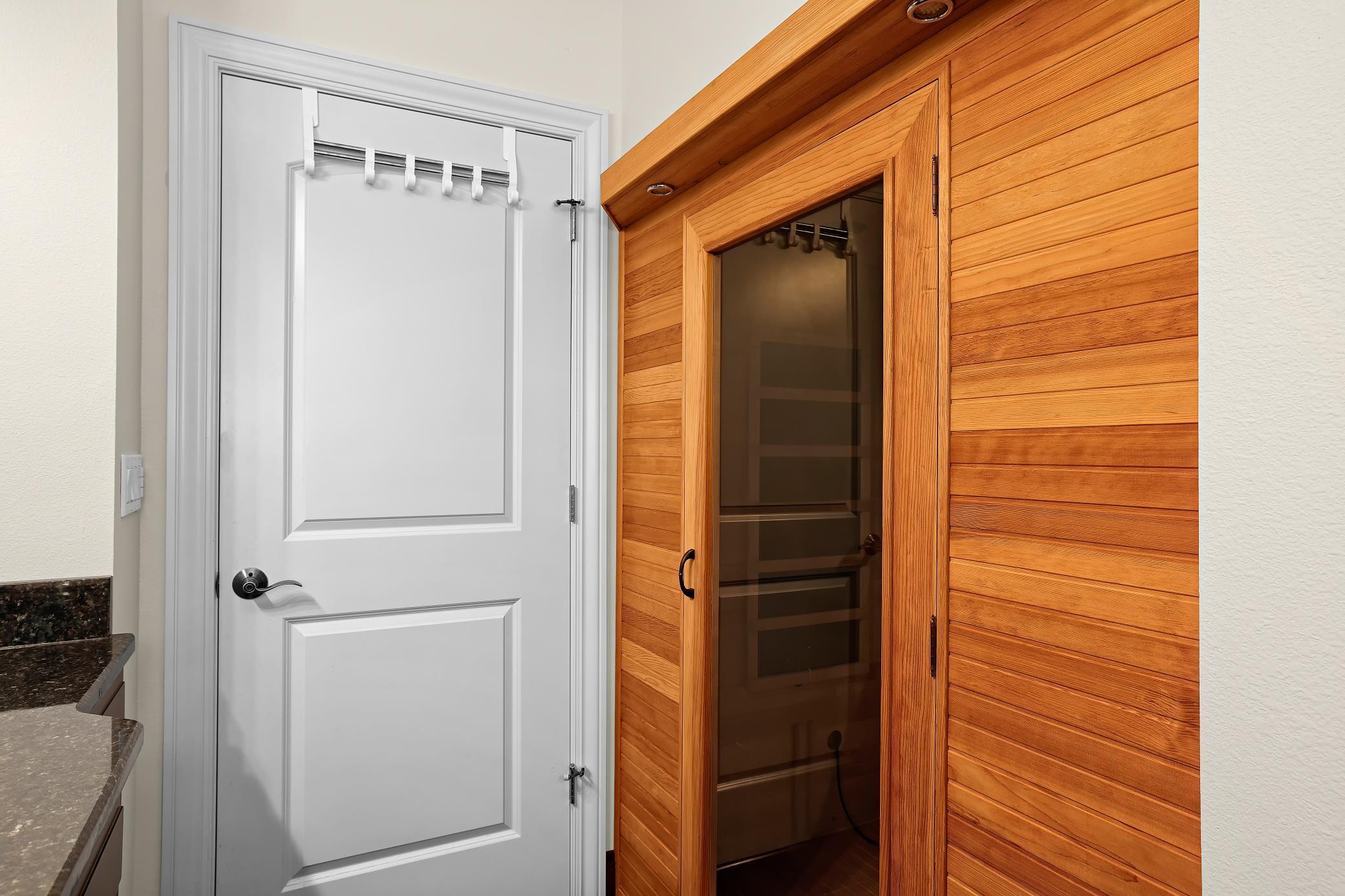 Built-in sauna