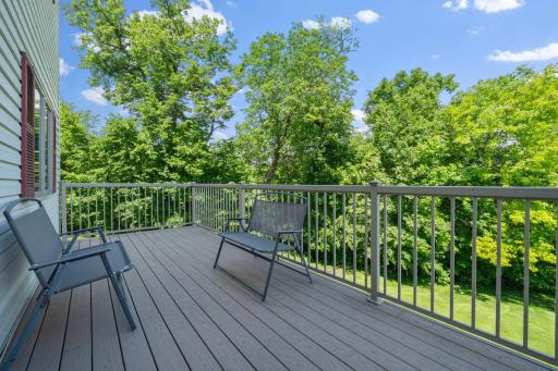 Imagine grilling out and soaking in breathtaking water views from the deck.