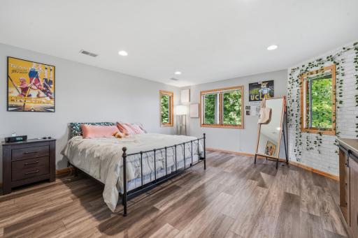 Third bedroom, located on the lower level.