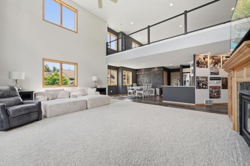 Highly desired open layout with a loft overlooking the main living space.