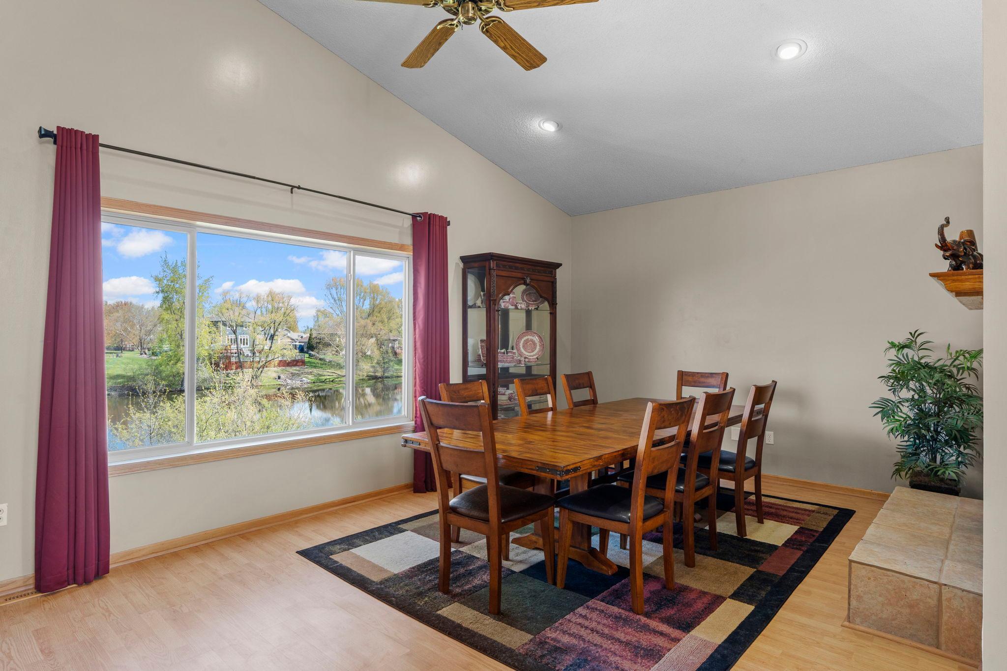 Main Floor Dining/Living/Flex Area
