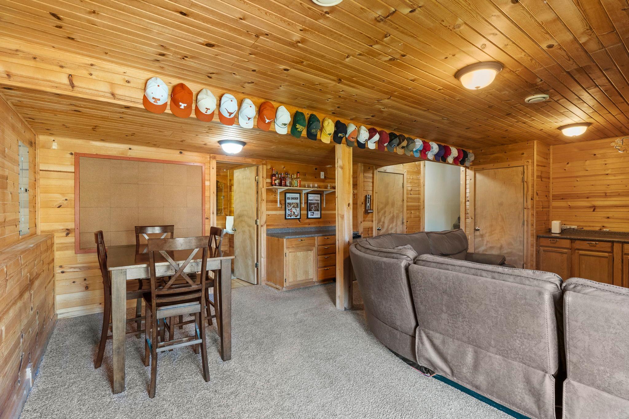Cozy lower level