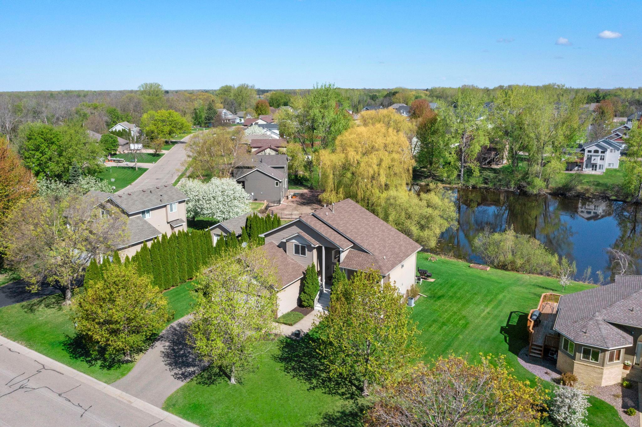 .54+ Acre Lot Overlooking a Private Pond