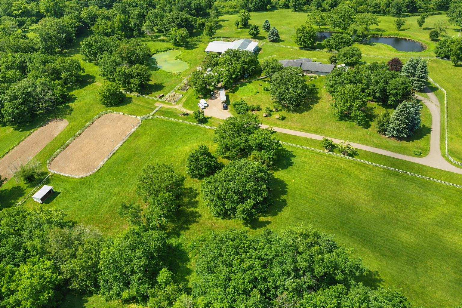 Aerial of the Farm