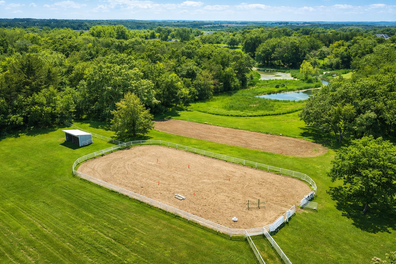 Double outdoor arenas