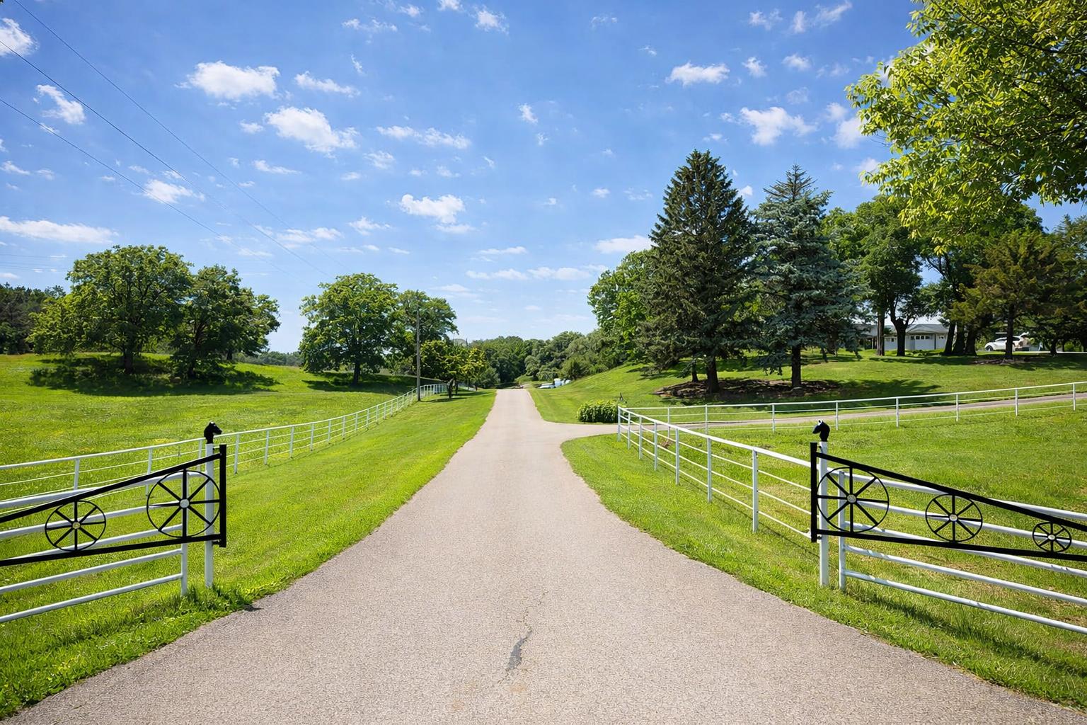 Private driveway/entrance