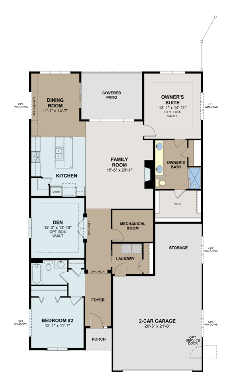 Willow II floorplan layout