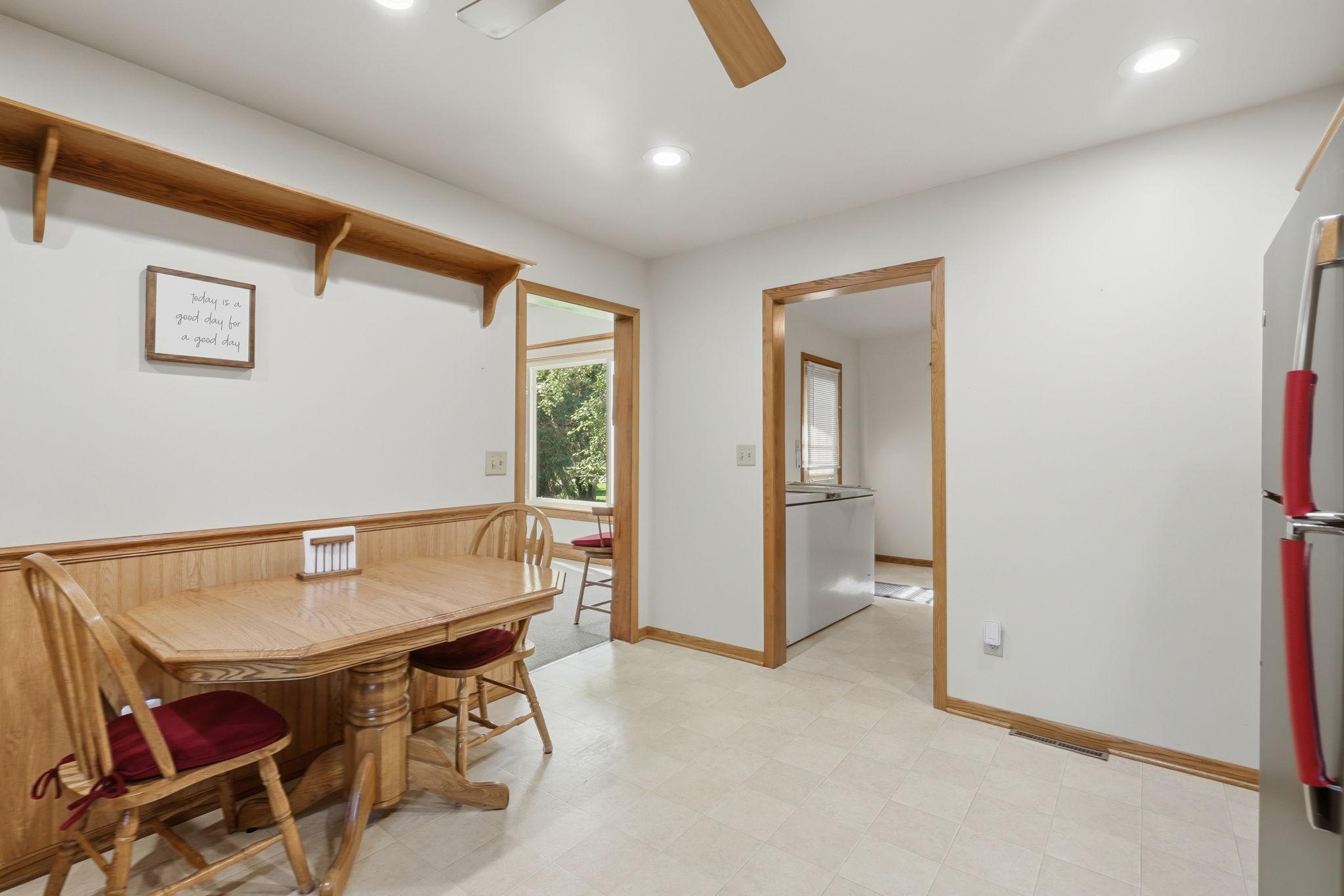 Kitchen to Back Entrance
