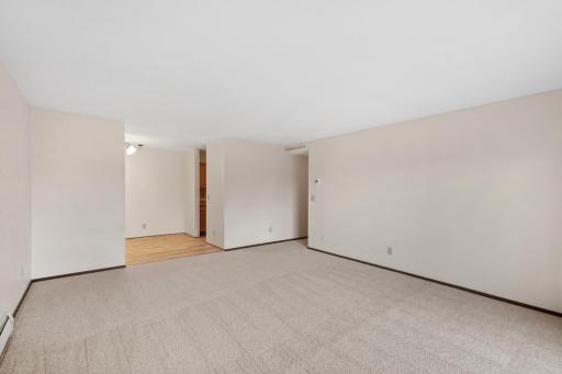 Fresh paint and new carpeting