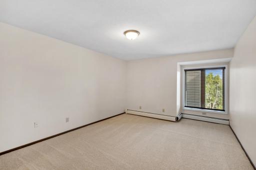 Primary Bedroom with fresh paint and new carpeting