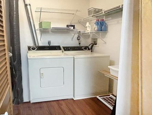 Conveniently positioned off the kitchen, the laundry and utility room offers excellent additional storage and everyday functionality.