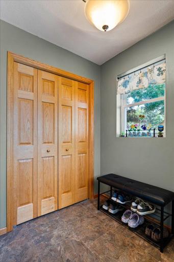 One of the benefits of the 2009 addition was this roomy entry area with large coat closet.