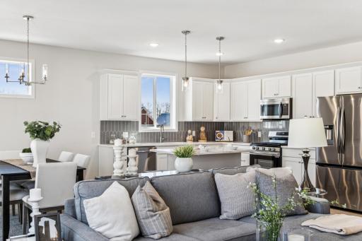 Open Concept Living Room/Kitchen